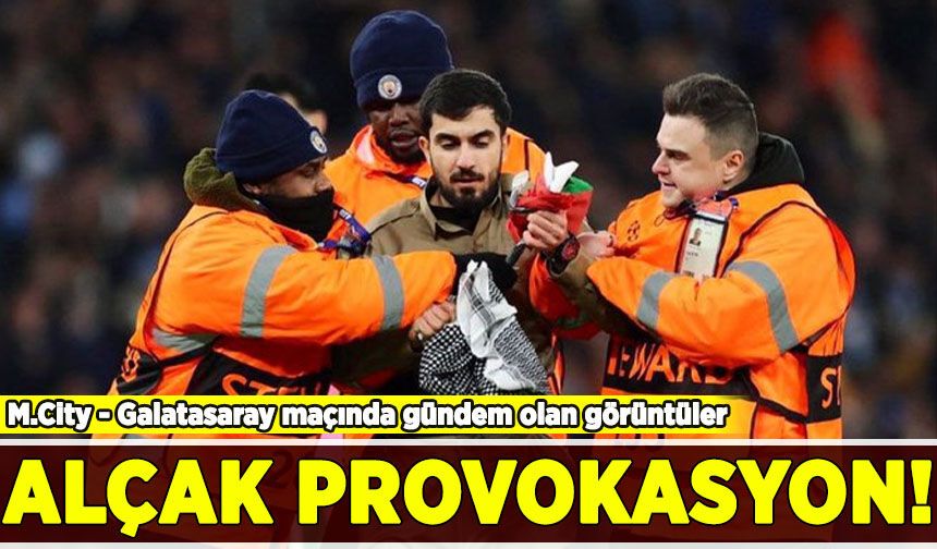 Manchester City-Galatasaray maçında gündem olan görüntüler!