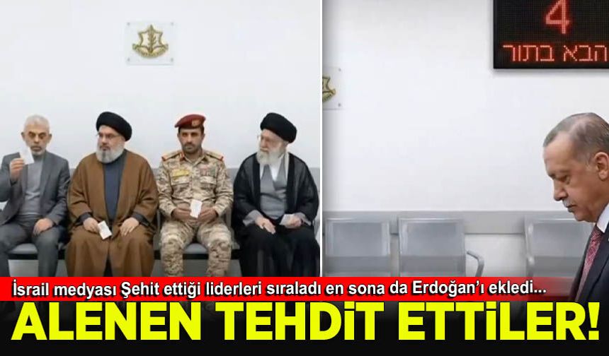 İsrail medyasından sıra Erdoğan'da videosu! İran'dan sonra hedef Türkiye uyanın!