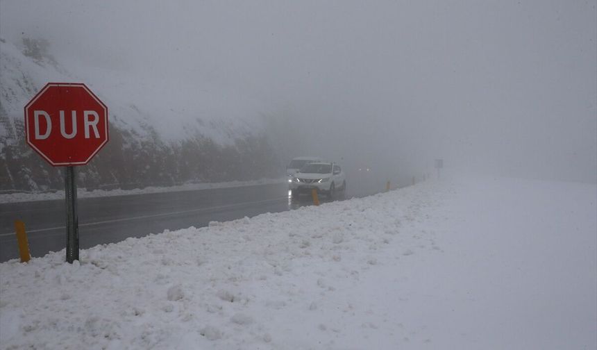 Denizli'de kar ve sis ulaşımı olumsuz etkiliyor