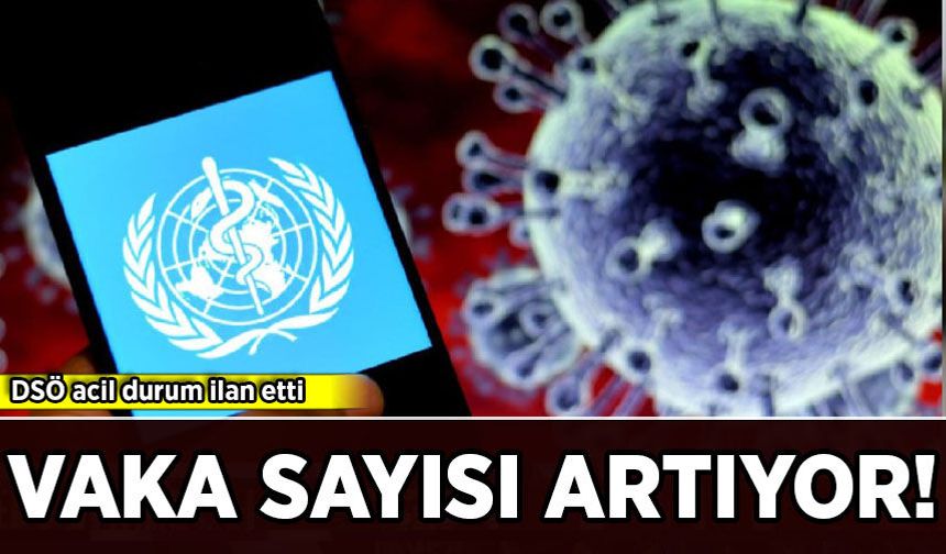DSÖ acil durum ilan etti: Vaka sayısı artıyor