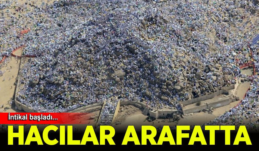 Hacı adaylarının Arafat'a intikali başladı