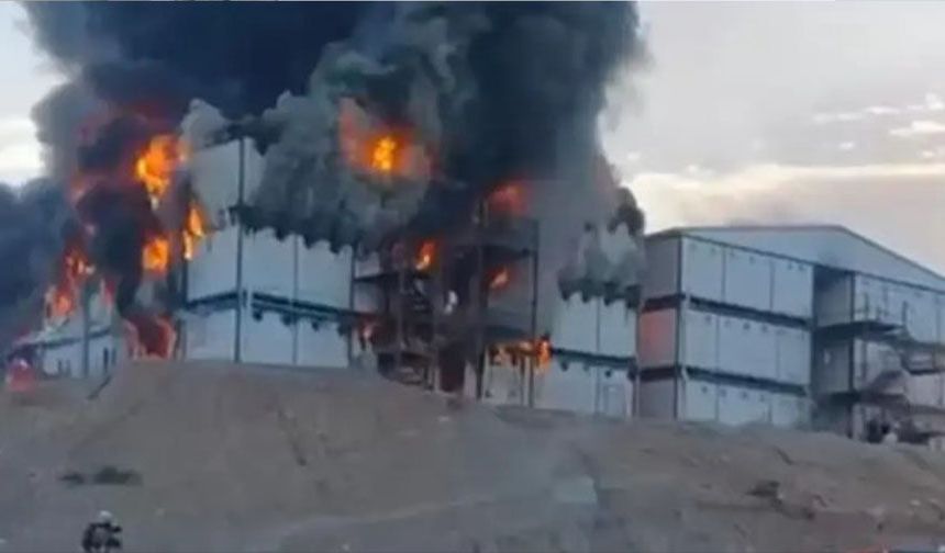 Kahramanmaraş’ta şantiyede yangın çıktı: Ölü ve yaralılar var