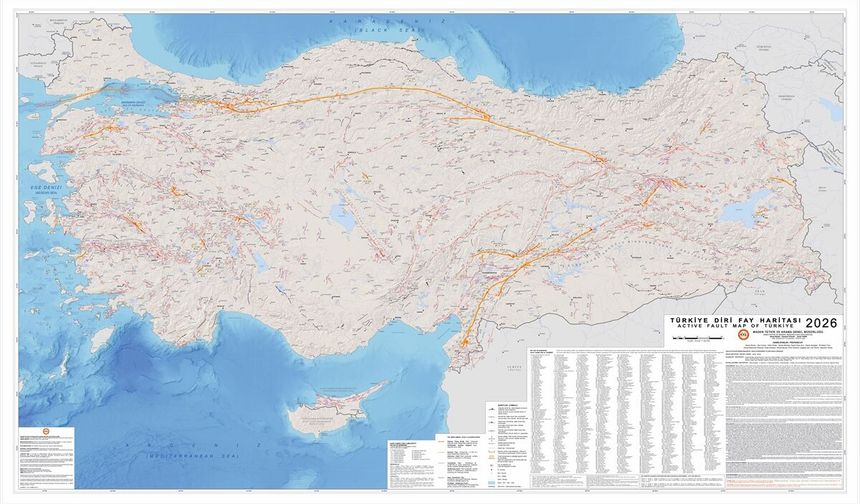 MTA'nın "Türkiye Diri Fay Haritası" 13 yıl sonra güncellendi