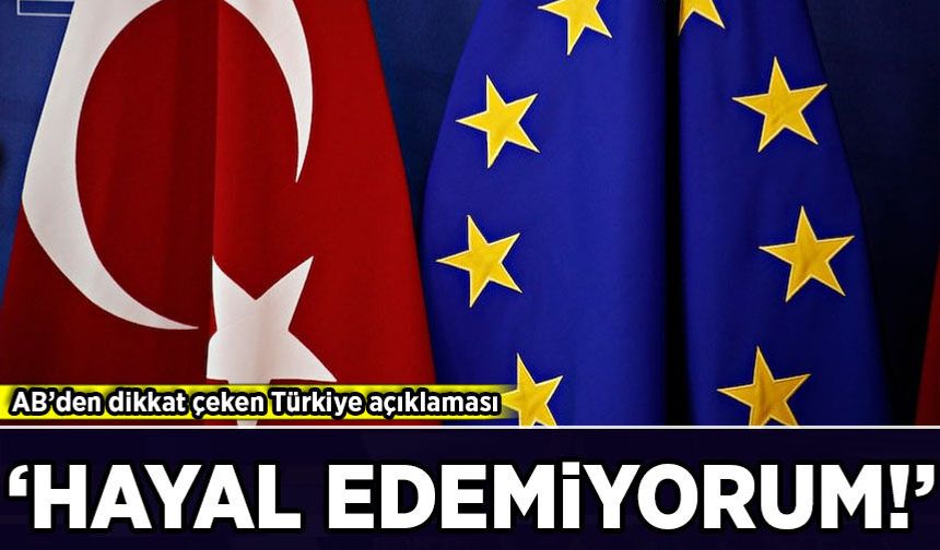 AB'den dikkat çeken Türkiye açıklaması: 'Hayal edemiyorum!'