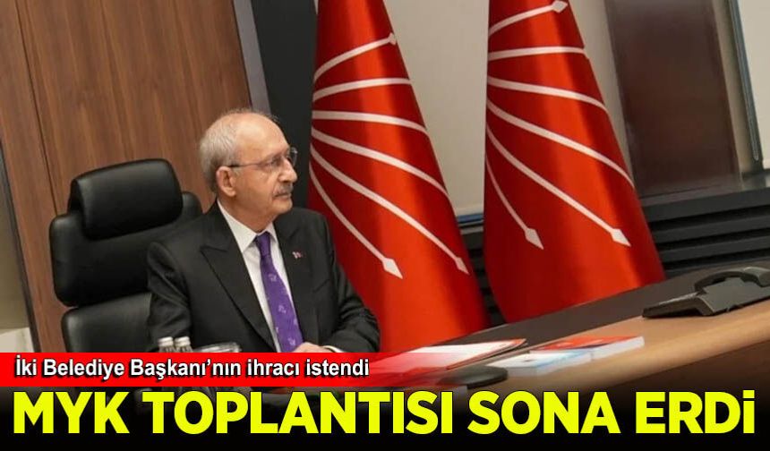 CHP'de 2 belediye başkanının ihracı istendi
