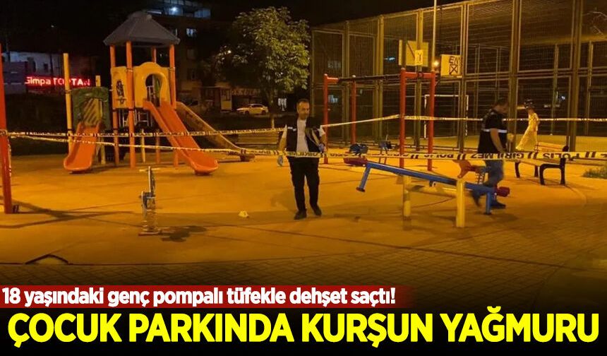 Bursa'da 18 yaşındaki genç çocuk parkına pompalı tüfekle ateş açtı: 10 yaralı