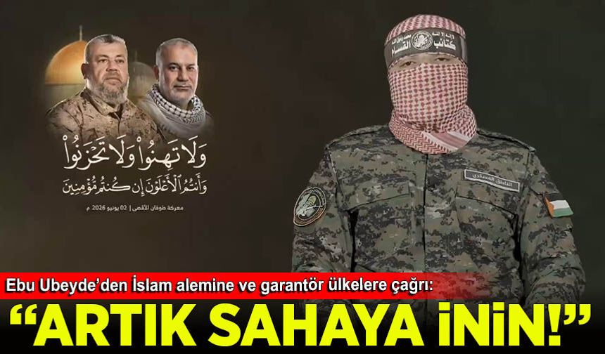 Kassam Tugayları'ndan ümmete çağrı: 'Sessiz kalmak artık kabul edilemez, artık sahaya inin!'