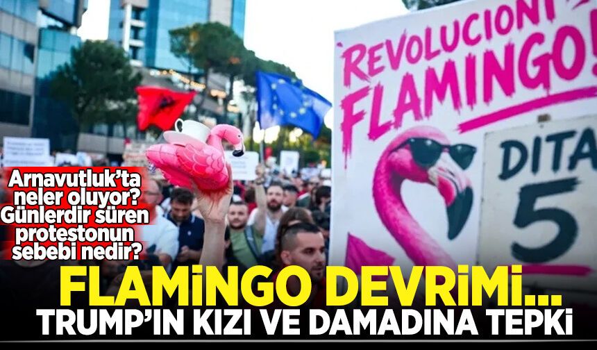 Arnavutluk'ta günlerdir süren protesto: Trump'ın kızı ve damadına tepki