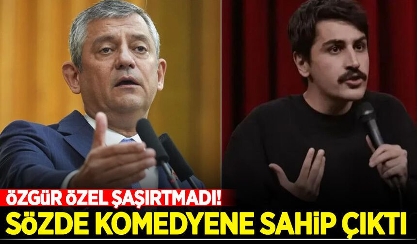 Özgür Özel’den sözde komedyen Deniz Göktaş’a destek!