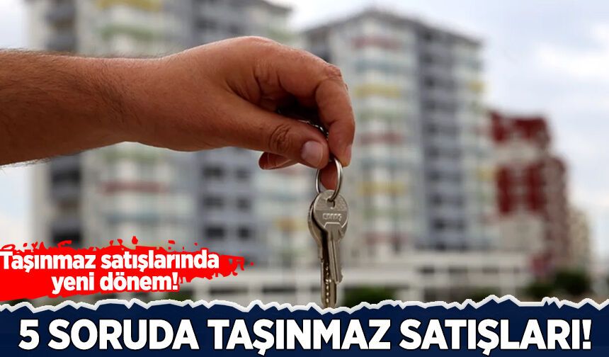 Taşınmaz satışlarında yeni dönem! 5 soruda 'Güvenli Ödeme Sistemi'nin detayları
