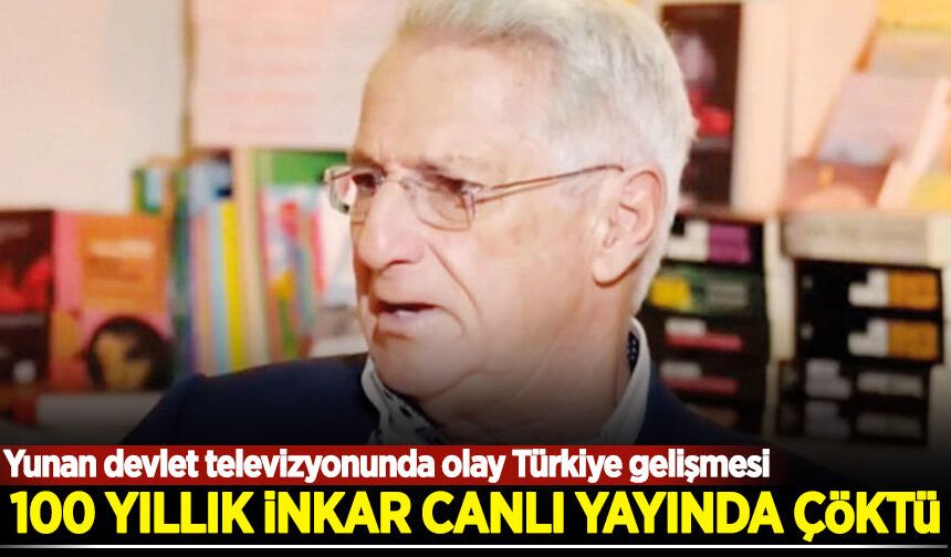 Yunan devlet televizyonunda olay Türkiye gelişmesi: 100 yıllık inkar canlı yayında çöktü!