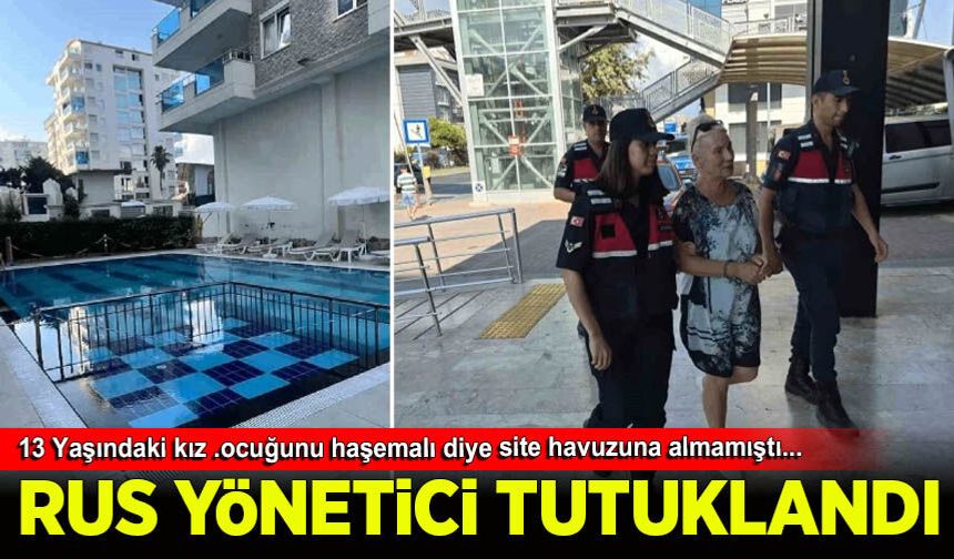 13 yaşındaki kız çocuğunun haşema ile havuza girmesine izin vermedi: Site yöneticisi tutuklandı
