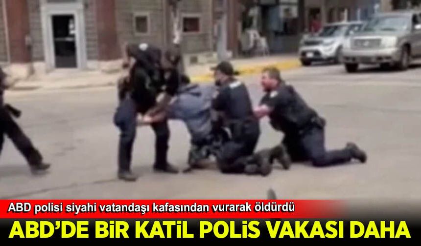 ABD polisi gözaltına direnen siyahiyi başından vurarak öldürdü