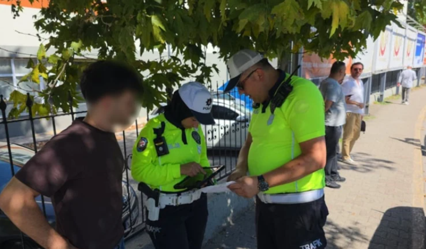 Zonguldak'ta ehliyeti aldığı gün iptal edildi