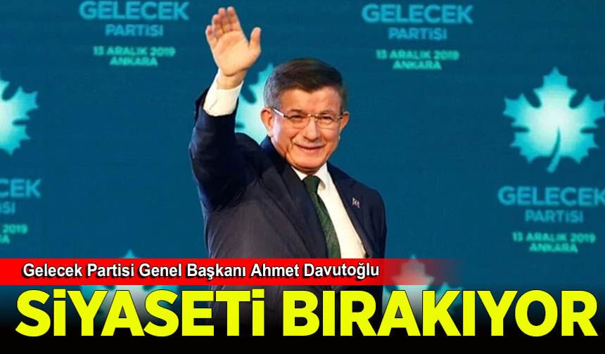 Ahmet Davutoğlu siyaseti bırakma kararı aldı iddiası