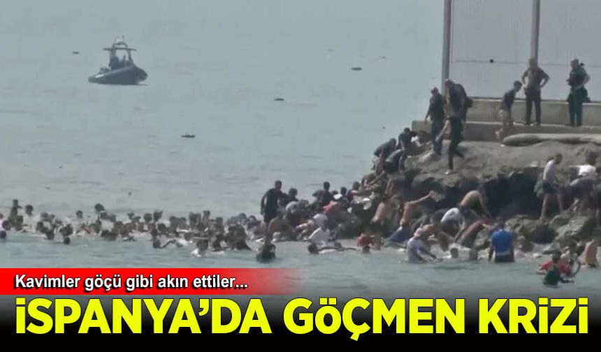 Fas kıyılarından yüzlerce göçmen İspanya'ya kaçak giriş yaptı