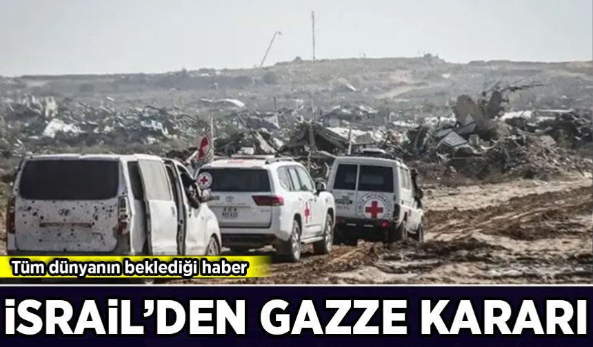 İsrail'den Gazze kararı: Resmen onay verdiler!