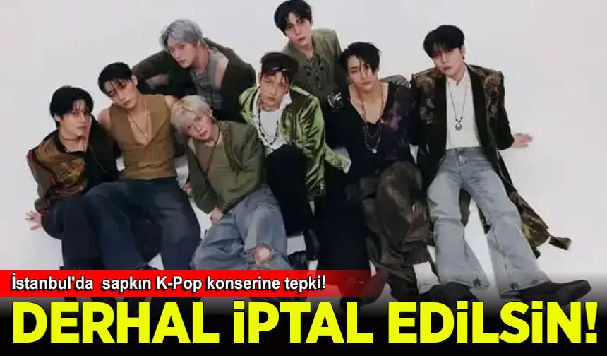 İstanbul'da  sapkın K-Pop konserine tepki!