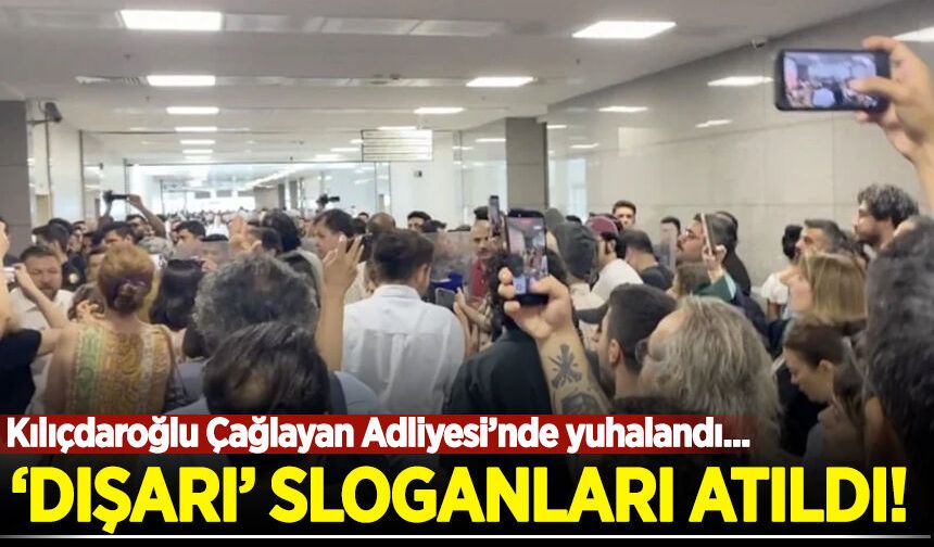 Kılıçdaroğlu, Deniz Göktaş'a destek için geldiği Çağlayan Adliyesi'nde yuhalandı