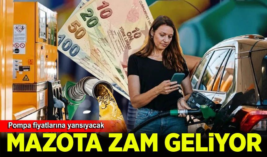 Motorine zam geliyor: Pompa fiyatlarına yansıyacak