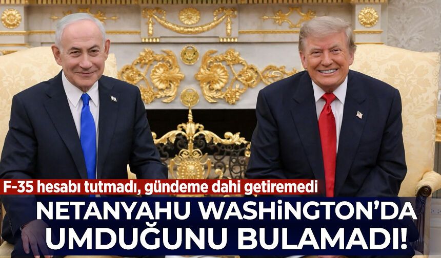 Siyonist Netanyahu Washington'da umduğunu bulamadı!