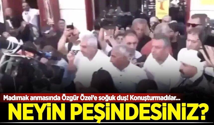 Madımak anmasında Özgür Özel'e tepki: Neyin peşindesiniz?