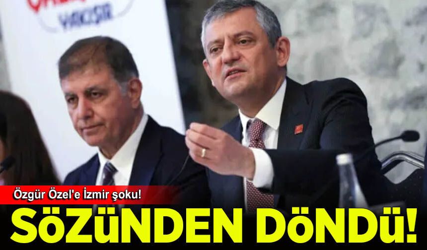 Özgür Özel'e İzmir şoku! Cemil Tugay verdiği sözden döndü