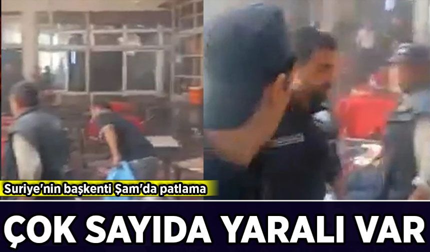 Suriye'nin başkenti Şam'da patlama: Çok sayıda yaralı var