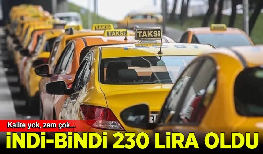 İstanbul'da ulaşıma bir zam daha: Taksilerde de tarifeler değişti