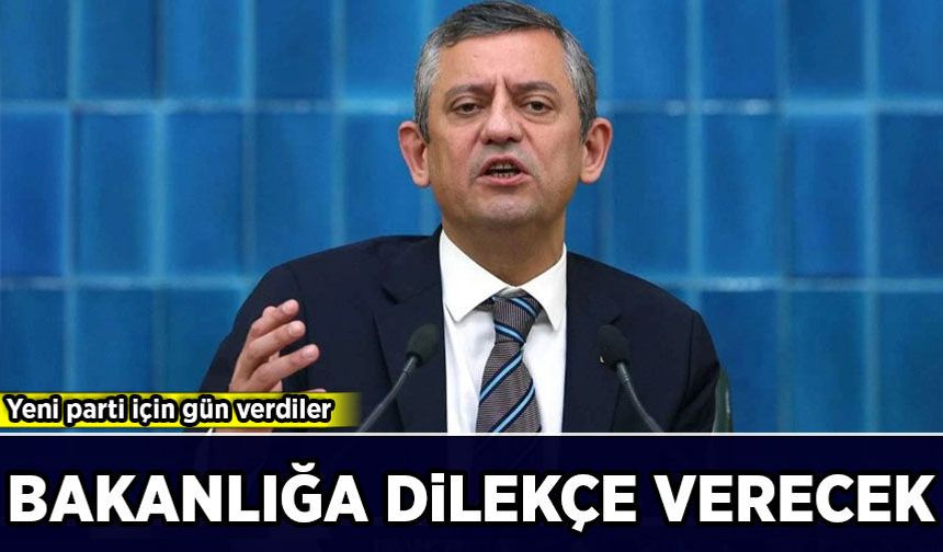 Yeni parti için gün verdiler: İçişleri Bakanlığı'na dilekçeyi sunacak!