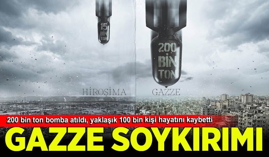200 bin ton bomba atıldı, yaklaşık 100 bin kişi hayatını kaybetti