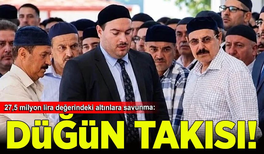 Alihan Kuriş'ten evinden çıkan 27,5 milyon lira değerindeki altınlara savunma: 'Düğün takısı'