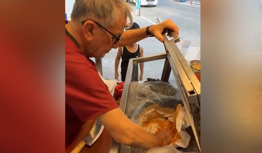 Sosyal medyada gündem olan lahmacuncunun tezgâhı kaldırıldı