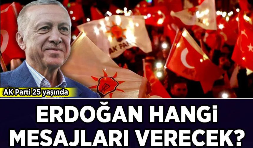AK Parti 25 yaşında: Cumhurbaşkanı Erdoğan hangi mesajları verecek?