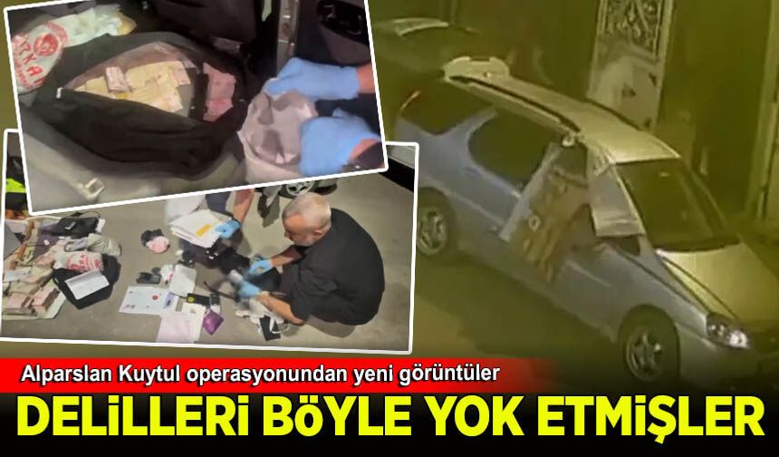 Alparslan Kuytul operasyonundan yeni görüntüler: Delilleri böyle yok etmişler