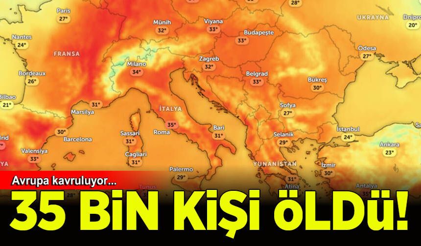 Avrupa'daki sıcak hava dalgaları en az 35 bin can aldı