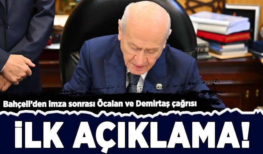 Bahçeli'den Öcalan ve Demirtaş açıklaması!