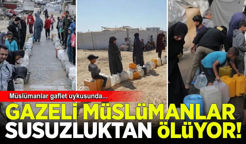 Gazze susuzluk çekiyor: Siviller hayatta kalabilmek için su tankerlerine bağımlı