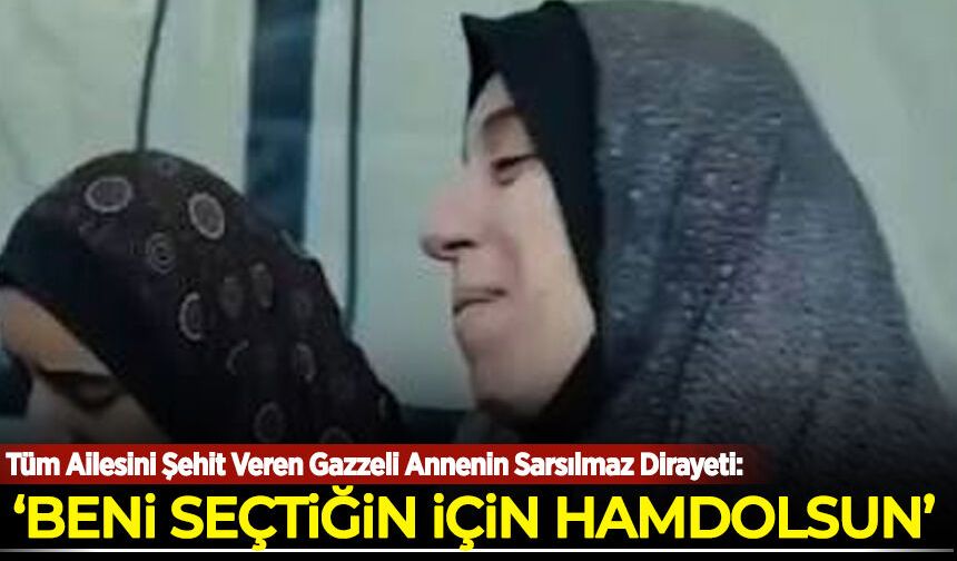 Gazze’de tüm ailesini kaybeden acılı annenin yürek yakan feryadı: Kucağıma alacak evladım kalmadı