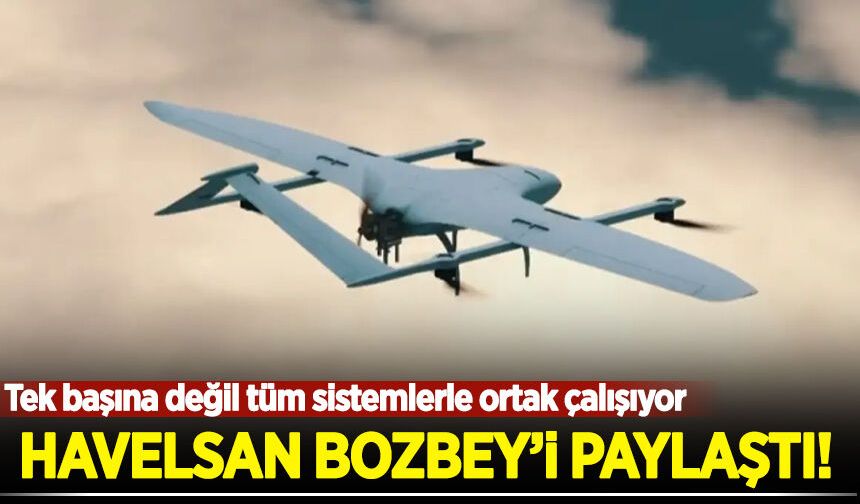HAVELSAN BOZBEY’i paylaştı: Tek başına değil tüm sistemlerle ortak çalışıyor