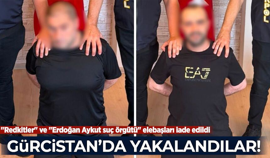 "Redkitler" ve "Erdoğan Aykut suç örgütü" elebaşları Gürcistan'da yakalandı