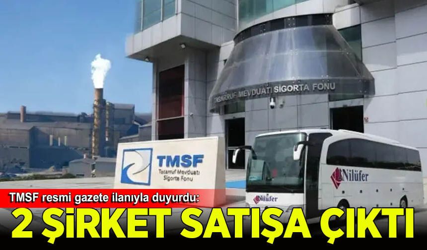 TMSF, Sidemir ve Nilüfer Turizm'i satışa çıkardı