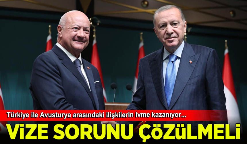 Cumhurbaşkanı Erdoğan'dan vize serbestisi vurgusu