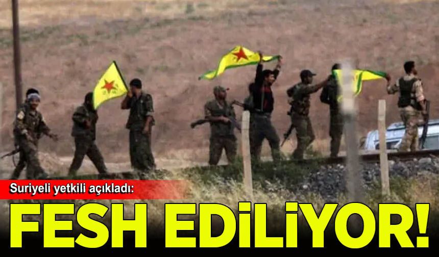 Suriyeli yetkili: YPG kendini feshedecek