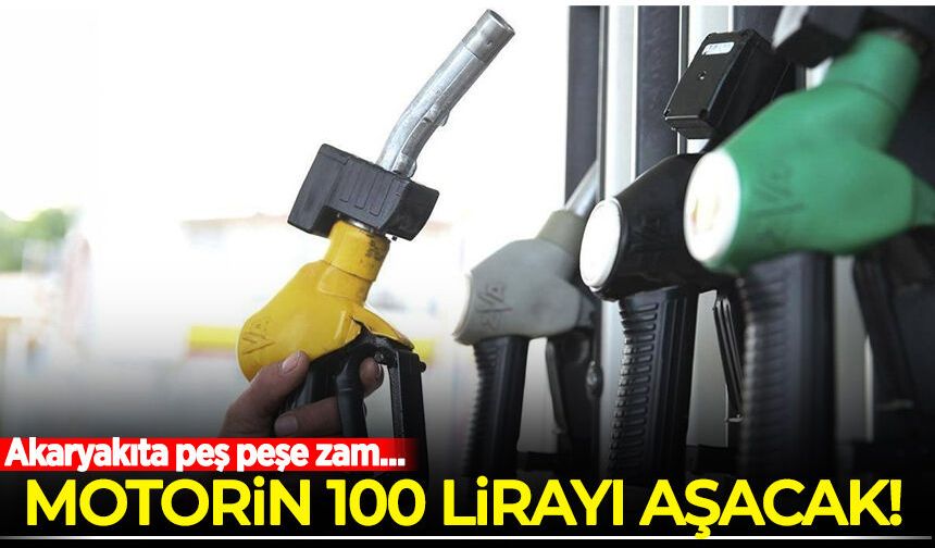 Akaryakıta bir büyük zam daha! Fiyat 100 lirayı aşacak