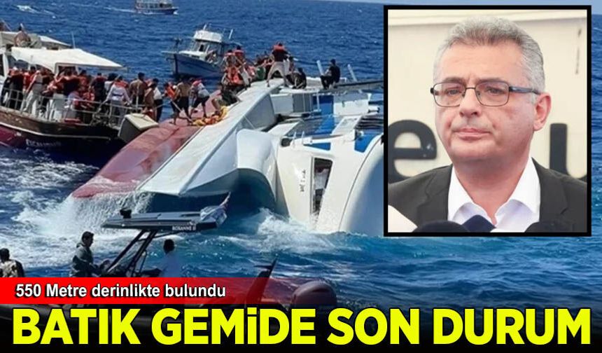 Tufan Erhürman: Girne'de batan geminin konumu tespit edildi