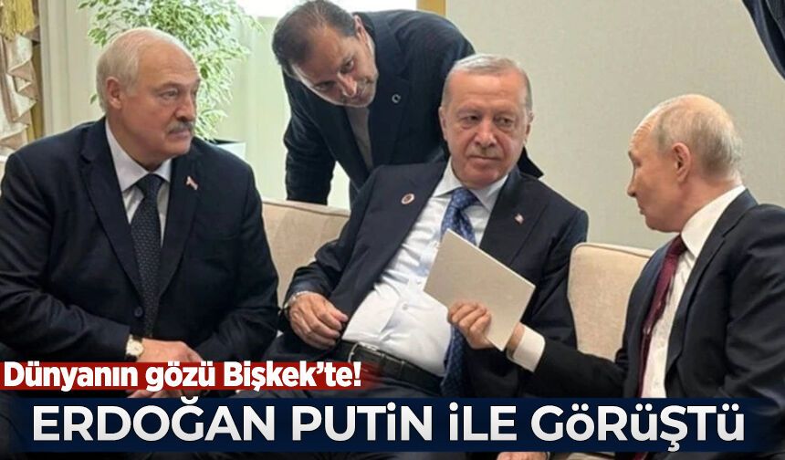 Cumhurbaşkanı Erdoğan, Putin ile görüştü