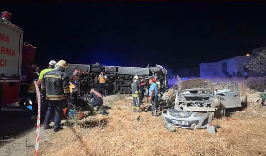 Gaziantep'te korkunç kaza: ölü ve yaralı var!