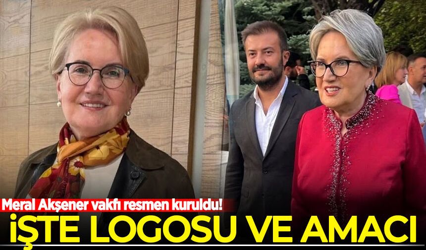 Meral Akşener Vakfı resmen kuruldu: İşte logosu ve amacı