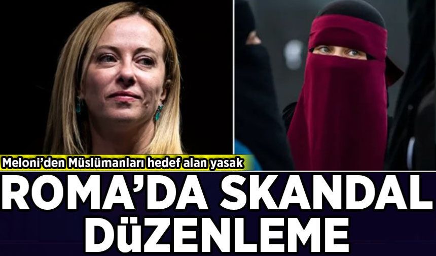 Meloni açıkladı: İtalya'da okullarda burka ve peçe yasaklanacak